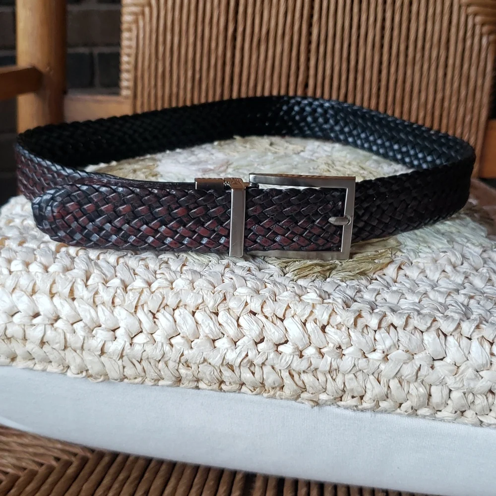 Reversible belt, black/brown size 26-28